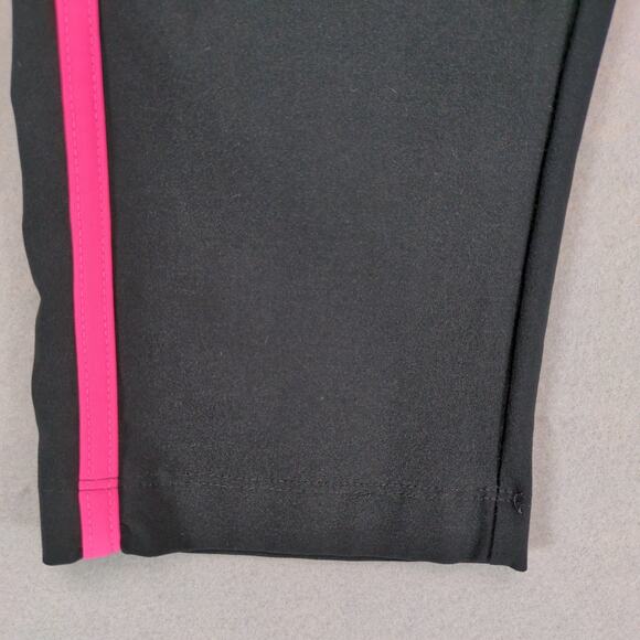 Steve Madden Women's M Black & Neon Pink Short Knee-Length Leggings, Athletic - Picture 6 of 6